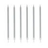 Cerf Dellier 12 bougies argentées hautes 13 cm