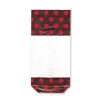 Cerf Dellier 10 sachets FC + liens chocolat/rose 12 x 26 cm