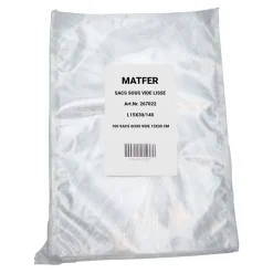 Cerf Dellier 100 sacs sous-vide lisse 90 microns 40 x 50 cm