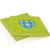 Cerf Dellier 20 Serviettes en papier anis coeur bleu Patisdecor