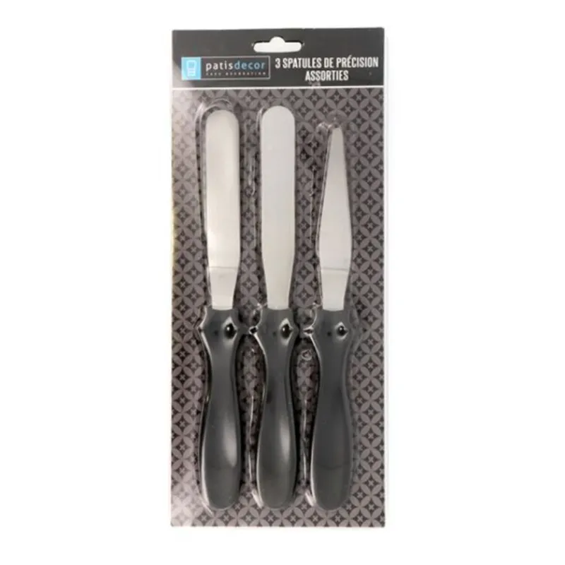 Cerf Dellier 3 spatules de précision assorties