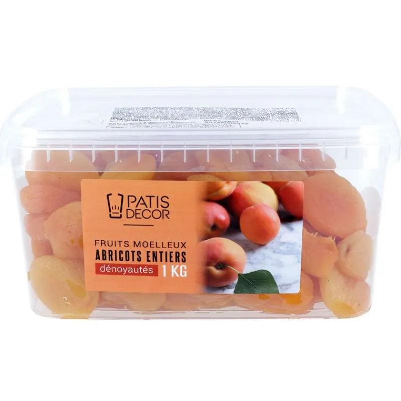 Cerf Dellier Abricots entiers dénoyautés 1 kg - DDM 08/24