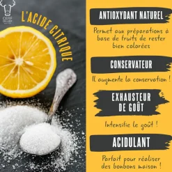 Cerf Dellier Acide Citrique 1 kg
