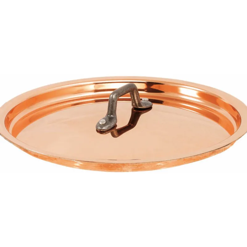Cerf Dellier Alliance cuivre couvercle 14 cm