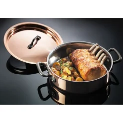 Cerf Dellier Alliance cuivre sautoir 28 cm