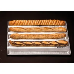 Cerf Dellier Alu-Gaufer plaques à pain bongard 800 x 430 6 baguettes