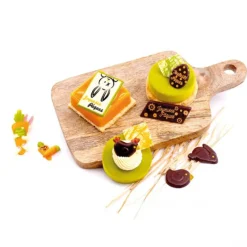 Cerf Dellier Animaux de Pâques assortis en chocolat noir (x48)