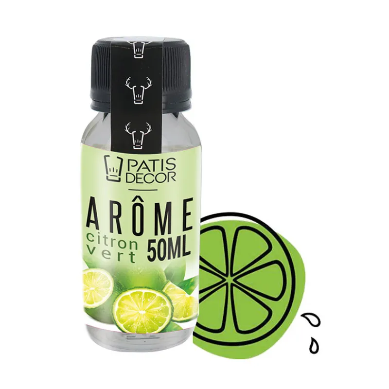 Cerf Dellier Arôme alimentaire Citron Vert 50 ml