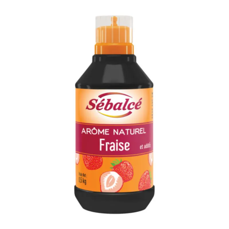 Cerf Dellier Arôme alimentaire Fraise Sébalcé 500 ml
