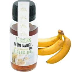 Cerf Dellier Arôme naturel de Banane biologique 50 ml - DDM 03/25