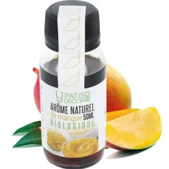 Cerf Dellier Arôme naturel de mangue biologique 50 ml - DDM 03/25