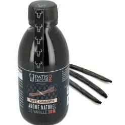 Cerf Dellier Arôme naturel de Vanille avec graines 200 ml