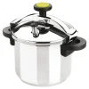 Cerf Dellier Autocuiseur inox 24 cm hauteur 34 cm sans panier