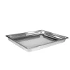 Cerf Dellier Bac gastronorme perforé inox - sans anse - GN 2/1 profondeur 6,5 cm