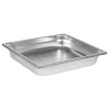 Cerf Dellier Bac gastronorme perforé inox - sans anse - GN 2/3 profondeur 6,5 cm