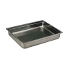 Cerf Dellier Bac gastronorme plein inox - sans anse - GN 2/1 profondeur 2 cm