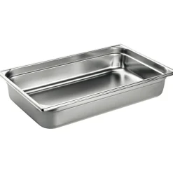 Cerf Dellier Bac gastronorme plein inox - sans anse - GN 1/1 profondeur 20 cm