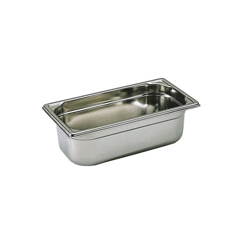 Cerf Dellier Bac gastronorme plein inox - sans anse - GN 1/3 profondeur 25 cm