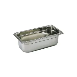 Cerf Dellier Bac gastronorme plein inox - sans anse - GN 1/3 profondeur 10 cm