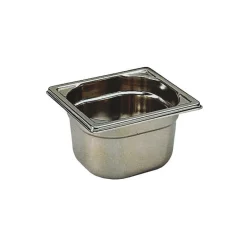 Cerf Dellier Bac gastronorme plein inox - sans anse - GN 1/6 profondeur 20 cm