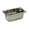 Cerf Dellier Bac gastronorme plein inox - sans anse - GN 1/4 profondeur 6,5 cm