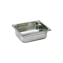 Cerf Dellier Bac gastronorme plein inox - sans anse - GN 1/2 profondeur 4 cm