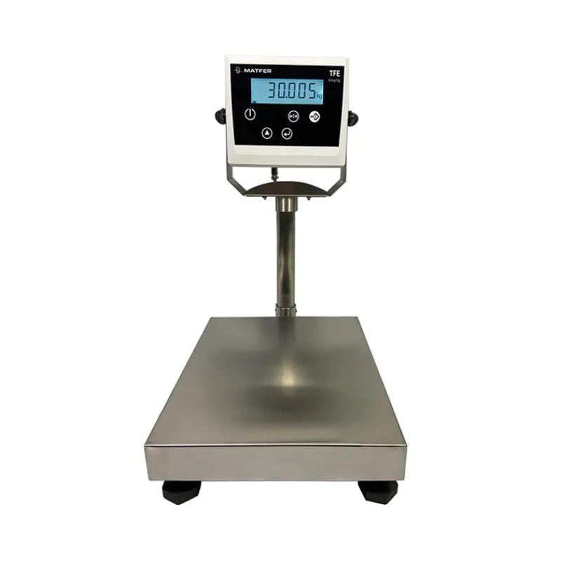 Cerf Dellier Balance colonne digitale spécial fournil TFE 30 ivoire jusqu'à 30 Kg/5 g
