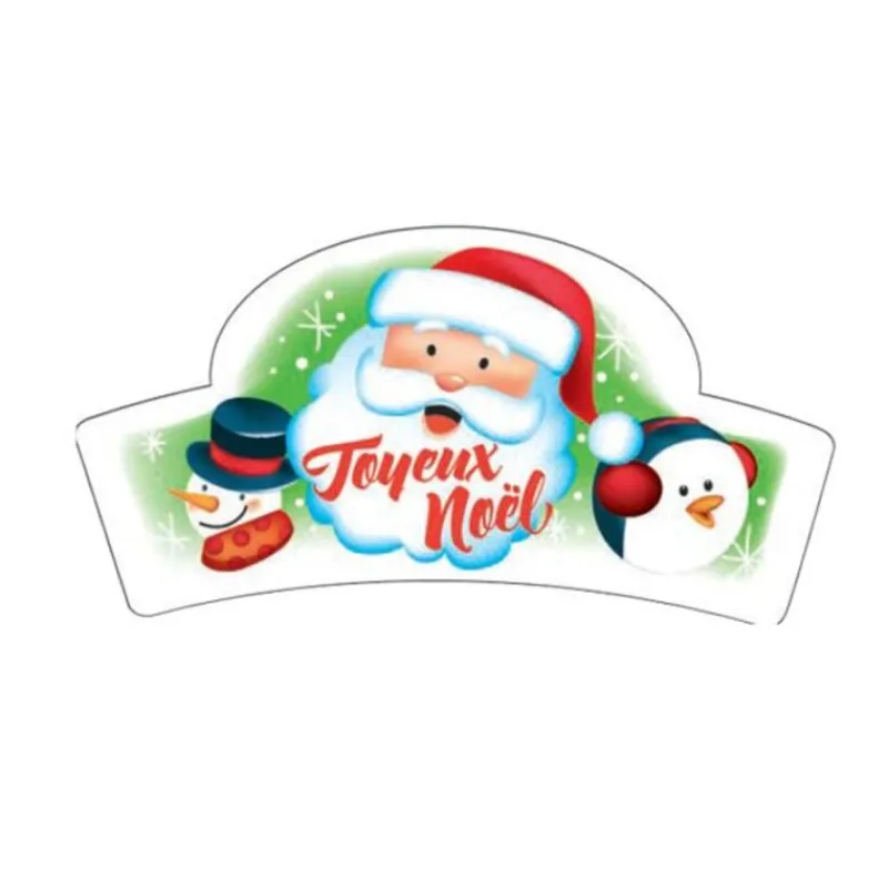 Cerf Dellier Banderoles azyme Joyeux Noël (x24)