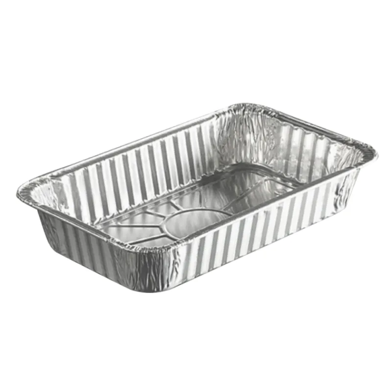 Cerf Dellier Barquettes rectangle jetable en aluminium (x100)