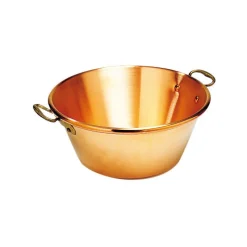 Cerf Dellier Bassine à confitures extra-forte cuivre 42 cm