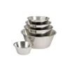 Cerf Dellier Bassine conique inox, bord roulé ouvert - Ø 28 cm