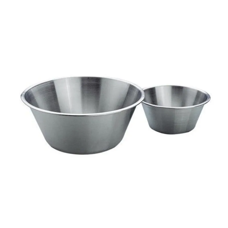 Cerf Dellier Bassine en inox à bords plats