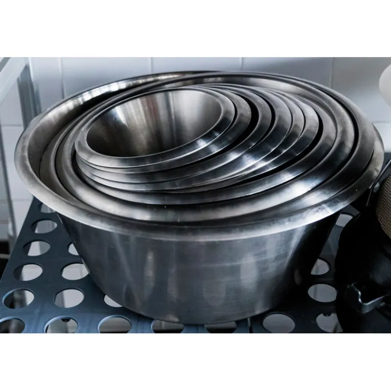 Cerf Dellier Bassine inox fond plat 22 cm