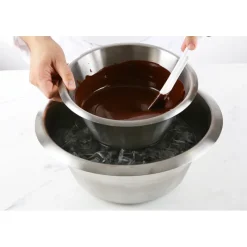 Cerf Dellier Bassine inox fond plat 24 cm