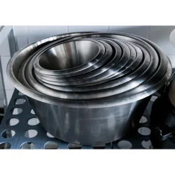 Cerf Dellier Bassine inox fond plat 26 cm