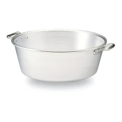Cerf Dellier Bassine landaise aluminium à anses 45 cm