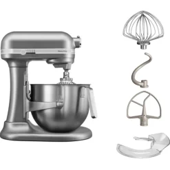 Cerf Dellier Batteur Kitchenaid gris 6,9 L