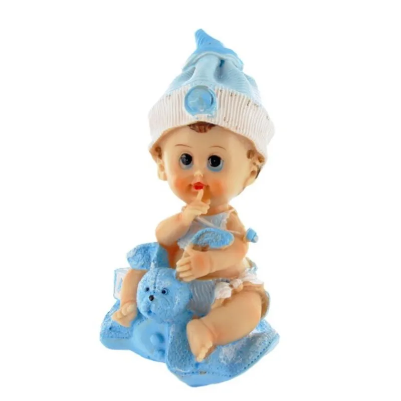 Cerf Dellier Bébé garçon et son doudou