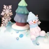 Cerf Dellier Bonhomme de neige assis
