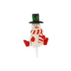 Cerf Dellier Bonhomme de neige habillé