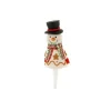 Cerf Dellier Bonhomme de neige sur pique