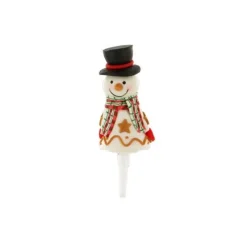 Cerf Dellier Bonhomme de neige sur pique