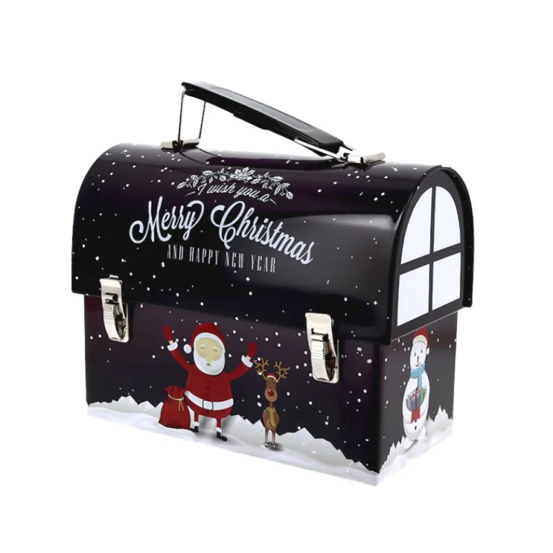 Cerf Dellier Boîte à biscuits de Noël cartable - tirelire