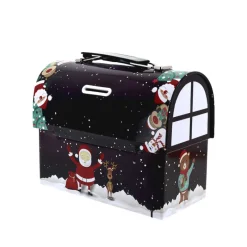 Cerf Dellier Boîte à biscuits de Noël cartable - tirelire