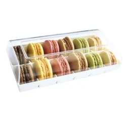 Cerf Dellier Boîte 12 macarons blanche