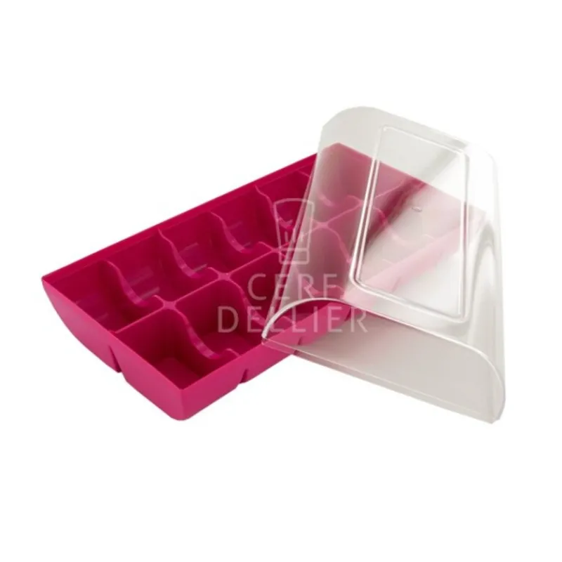 Cerf Dellier Boîte 12 macarons rose fuchsia