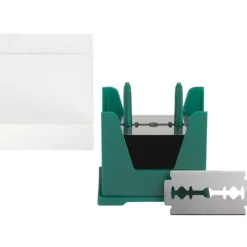Cerf Dellier Boîte distributrice de 250 lames à scarifier inox 4,3x2 cm