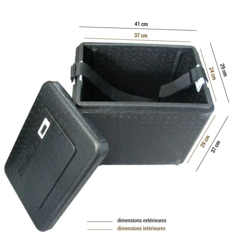 Cerf Dellier Boîte isotherme 26L avec indicateur de température