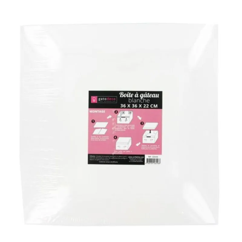 Cerf Dellier Boîte pâtissière 36 cm, hauteur 22 cm