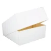 Cerf Dellier Boîte pâtissière blanche carrée 20 x 20 x 10 cm